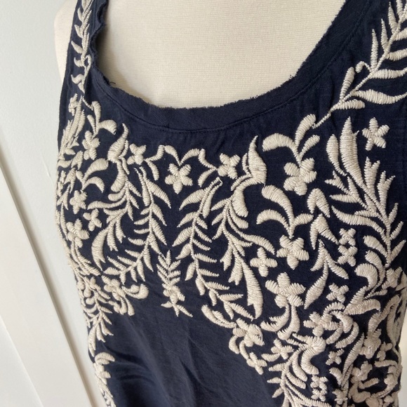 Lucky Brand Embroidered Racerback Top - Picture 4 of 5